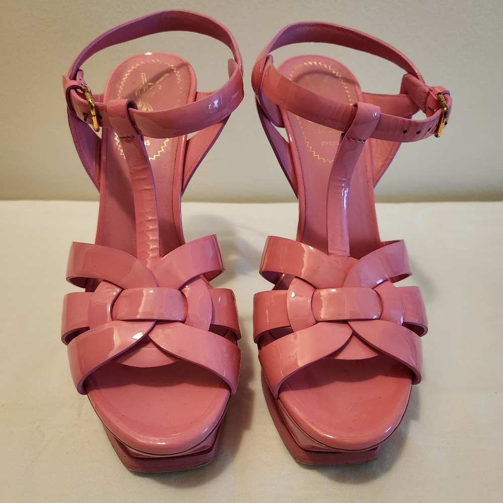 Yves Saint Laurent Tribute Platform Sandals